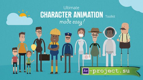 Videohive: Ultimate Character Animation Toolkit - Project for After Effects