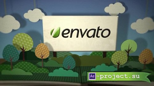 VIDEOHIVE POP UP BOOK LOGO - After Effects Templates