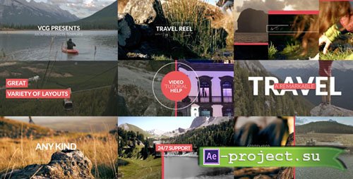 Videohive: Travel Reel With Titles - Project for After Effects 
