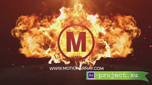 Fast Fire Logo  - After Effects Template