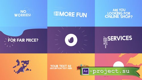 Videohive: Kinetic Typography 17533582 - Project for After Effects 