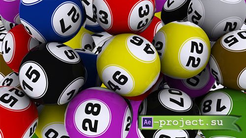 Videohive: Lotto Balls Transition - Motion Graphic 