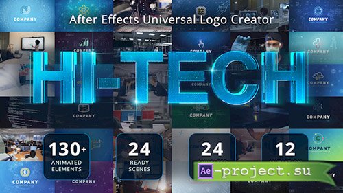 Videohive: Ultimate Hi-Tech Logo Generator - Project for After Effects