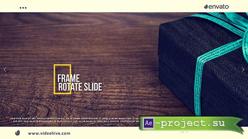 Videohive: Frame Rotate Slide - Project for After Effects 