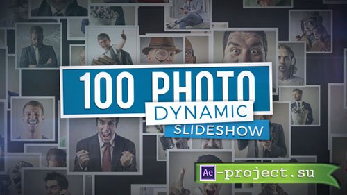 Videohive: 100 Photo - Dynamic Slideshow - Project for After Effects 