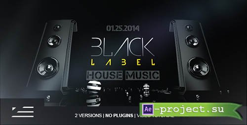 Videohive: Black Label | Club Event Promo - Project for After Effects