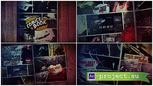 Videohive: Comics Book 17113666 - Project for After Effects 