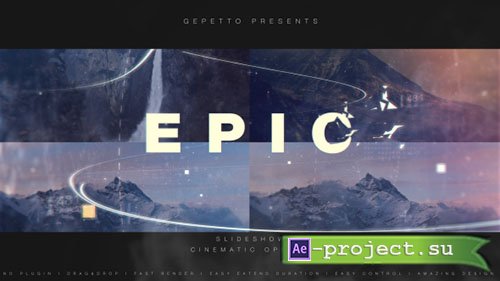Videohive: Epic Slideshow I Cinematic Opener - Project for After Effects 