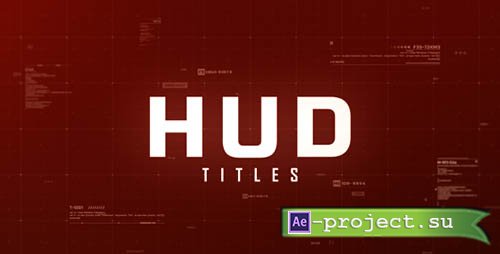 Videohive: Hud Titles - Project for After Effects 