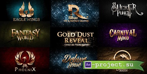 Videohive: Gold Dust Reveal - Project for After Effects 