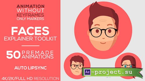 Videohive: Faces | Explainer-Toolkit - Project for After Effects 