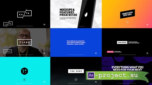Videohive: BLADE Titles - Project for After Effects 