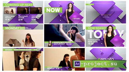 Videohive: Broadcast TV Graphic Package - Project for After Effects