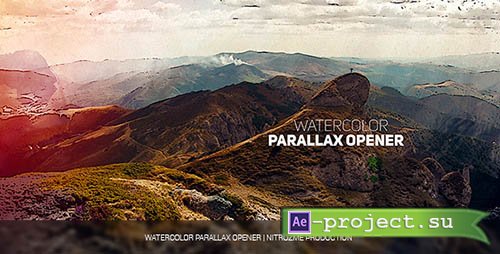 Videohive: Watercolor Parallax Opener - Project for After Effects 