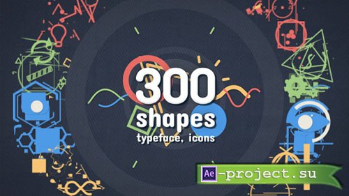 Videohive: Shape Elements - Motion Graphics Pack - Project for After Effects 