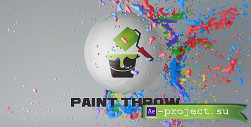 Videohive: Paint Throw - Project for After Effects 