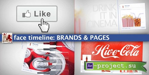 FACE TIMELINE: BRANDS&PAGES - After Effects Template