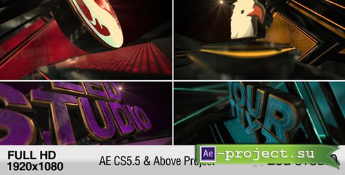 Videohive: LED Studio Logo - Project for After Effects 