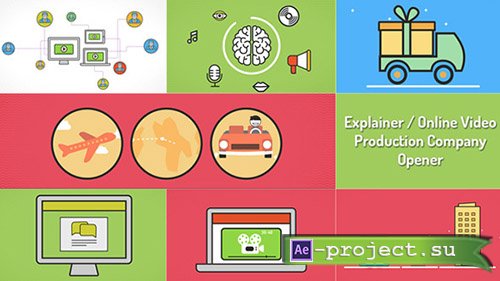 Videohive: Explainer Video Production Opener - Project for After Effects 