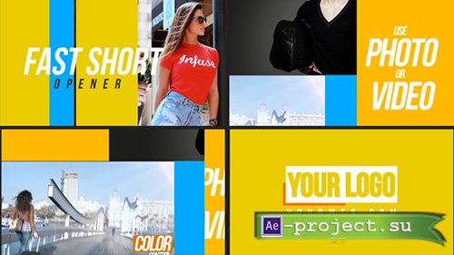 Videohive: Fast Short Opener - Project for After Effects