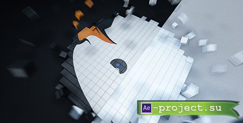 Videohive: Pixel Cube Logo Reveal 18722608 - Project for After Effects 