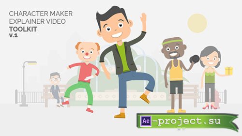 Videohive: Character Maker - Explainer Video Toolkit - Project for After Effects 