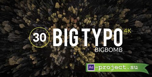 Videohive: Big Typo - Project for After Effects 