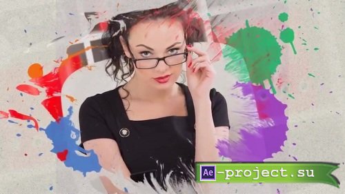 Colorful Ink Slideshow -  ProShow Producer