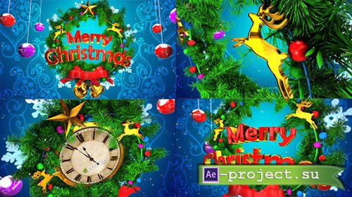 Videohive: Christmas Opener & Countdown - Project for After Effects 