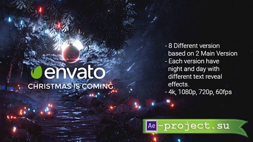 Videohive: 4k Magical Christmas Opener 2 - Project for After Effects