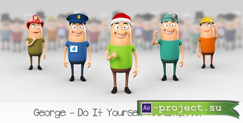 Videohive: George - Character Animation DIY Kit - Project for After Effects 
