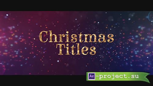 Christmas Titles - After Effects Templates