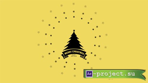 Videohive: Flat Christmas and New Year Greetings - Project for After Effects 