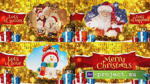 Videohive: Merry Christmas Gold - Project for After Effects 