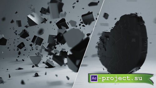 Videohive: Elegant 3D Shatter Logo - Project for After Effects 