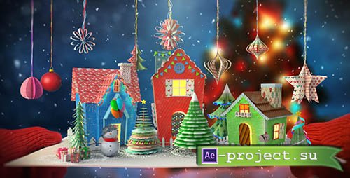 Videohive: Christmas Paper Card - Project for After Effects 
