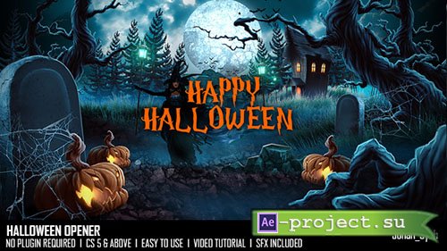 Videohive: Halloween Opener 18495828 - Project for After Effects 