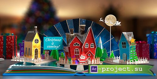 Videohive: Christmas Pop-Up Book 2 - Project for After Effects 