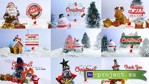 Videohive: 10 Miniature Christmas Wishes - Project for After Effects 
