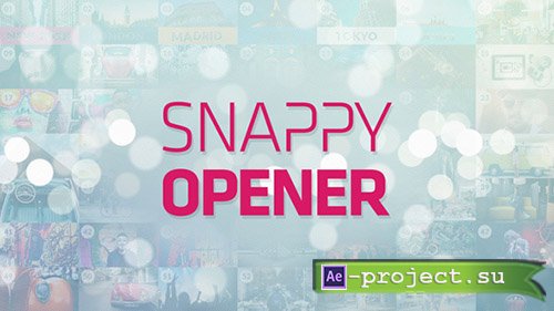 Videohive: Snappy Opener - Project for After Effects 