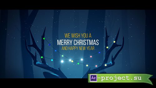 Videohive: Christmas Deer - Project for After Effects 