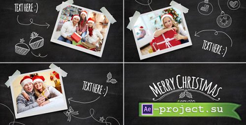 Videohive: Christmas Blackboard - Project for After Effects 