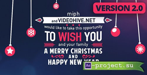 Videohive: Christmas Typography 3585478 - Project for After Effects 
