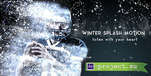 Videohive: Winter Splash Motion - Project for After Effects 