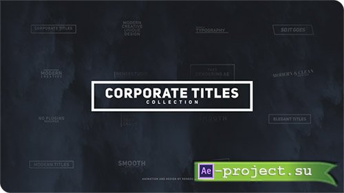 Videohive: Corporate Titles Pack - Project for After Effects 