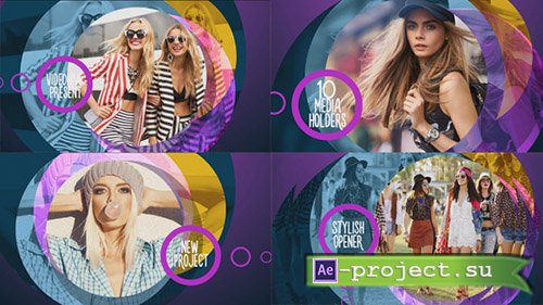 Videohive: Bright Circles Opener - Project for After Effects