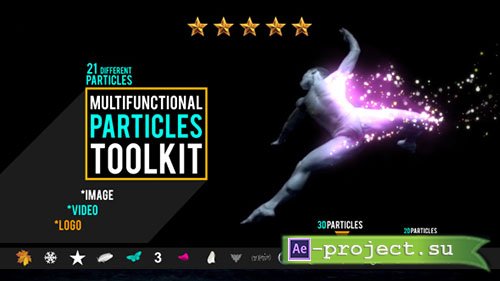 Videohive: Multifunction Particles Toolkit - Project for After Effects 