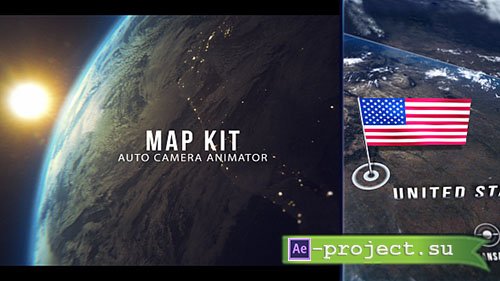 Videohive: Map Kit 19205148 - Project for After Effects 