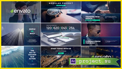 Videohive: Minimal Presentation Slides - Project for After Effects 