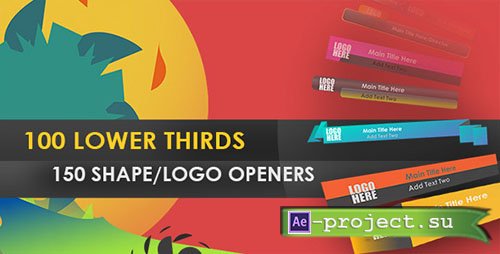Videohive: LowerThird Shape Opener - Project for After Effects 